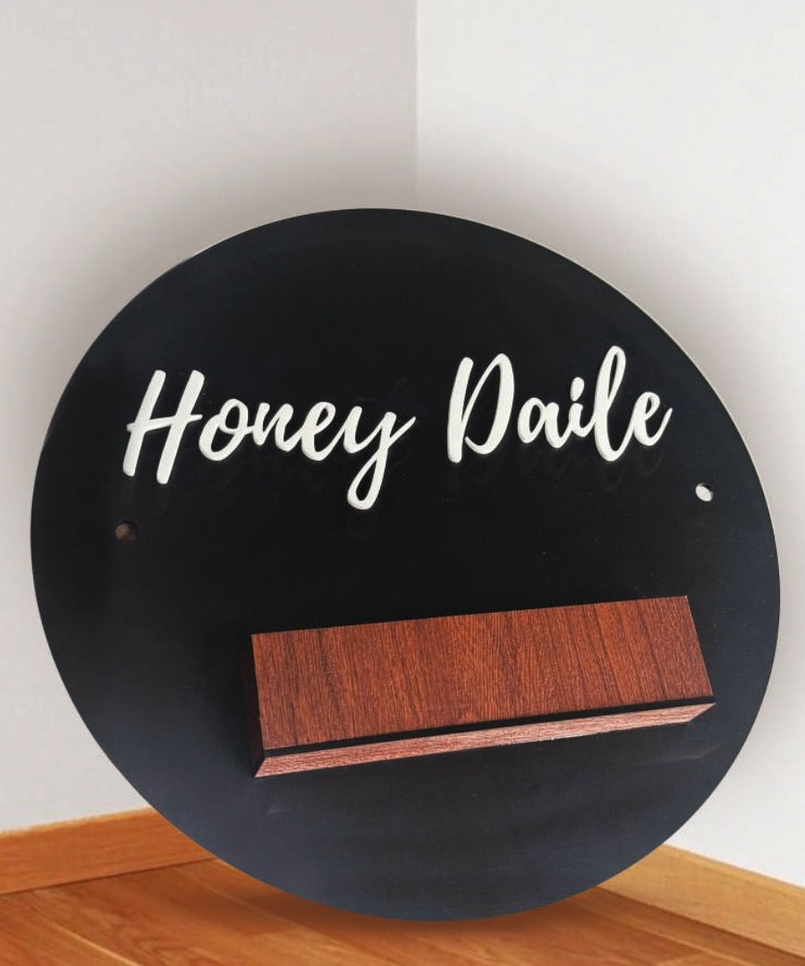 Custom english Name Board